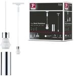 Paulmann URail Pendel 2Easy E27 Signalwei&szlig; matt/Chrom | Dimmbar, individuelle