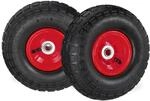 4 x Sackkarrenrad 4.1/3.5-4, luftbereifte Ersatzr&auml;der f&uuml;r Bollerwagen, f&uuml;r...