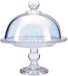 Karaca Rory Steh Kuchenst&auml;nder, 19 cm - Eleganter Glas Tortenst&auml;nder f&uuml;r...