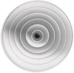 Vaello La Valenciana glatt Alu Cover, Silber, Aluminium, Silber, 60 cm