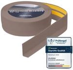 HOLZBRINK Weichsockelleiste selbstklebend PVC 50x20mm, 20 m | Winkelleiste f&uuml;r