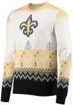 FOCO NFL Ugly Sweater Xmas Strick Pullover New Orleans Saints - L