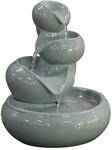 Dehner Zimmerbrunnen Malahi, Wasserspiel Kaskade, &Oslash; 21,5 cm, H&ouml;he 24.5 cm,...