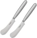 Westmark 2 Fr&uuml;hst&uuml;cks-/Buttermesser, mit Wellenschliff und breiter Klingenspitze,