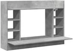 vidaXL Wand Schreibtisch, Wandtisch mit Stauraum, Wandschreibtisch f&uuml;r B&uuml;ro,