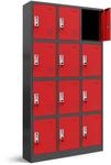 Wertfachschrank 3B4A Schlie&szlig;fachschrank F&auml;cherschrank Metallspind...