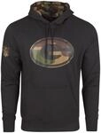 New Era Fleece Hoody - NFL Green Bay Packers schwarz - L