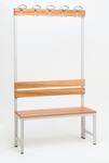 Szagato Garderobenbank Mit Haken 1-Seitig 170x100x30 cm | Umkleidebank,...
