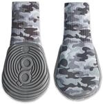 GOO EEZ Ultras Bedruckte Hundestiefel, Camouflage/Grau, 2 St&uuml;ck
