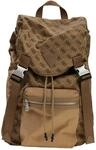 GUESS Rucksack Freizeitrucksack Berlin Backpack Beige/Brown hellbraun