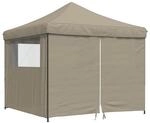 vidaXL Partyzelt, Gartenzelt Faltbar Pop-Up, Faltpavillon mit 4 Seitenteilen,