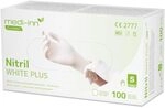 Medi-Inn Nitril White Plus Einmalhandschuhe puderfrei wei&szlig; (Gr&ouml;&szlig;e: S, 100...