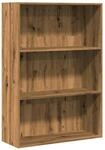 vidaXL B&uuml;cherregal Artisan-Eiche 80x30x114 cm Holzwerkstoff | Viel Platz f&uuml;r...