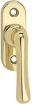 MARCHESI Fenstergriff ELEGANT - sichtbar geschraubt, 22 x 65, Messing poliert