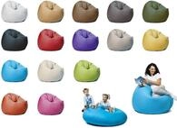 sunnypillow XXXL Sitzsack mit Styropor F&uuml;llung 145 cm Durchmesser 2-in-1...