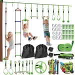 AIYAPLAY Ninja Slackline 10 m f&uuml;r Kinder Ninja Warrior Hindernisparcours Set...