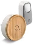 Avidsen Bamboo Funkklingel ohne Batterie, IP44 T&uuml;rklingel mit...