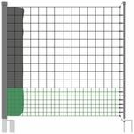 H&uuml;hnerzaun-Set 50m mit 14 Doppelspikes, verstellbar, Zugangst&uuml;r, inklusive...