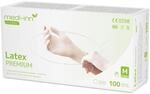 Medi-Inn+ Latex Premium Einmalhandschuhe, Gr. M, 1 x 100 St&uuml;ck &ndash; puderfrei,