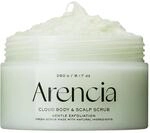 ARENCIA - K&ouml;rperpeeling & Kopfhaut mit Fresh-Cloud-Salz von Arencia (gr&uuml;n):