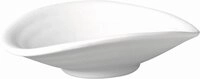 APS 83726 Schale ZEN, 13 x 11 cm H&ouml;he 3,5 cm, 0,1 Liter, Melamin, wei&szlig;, Steinoptik