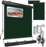 KESSER&reg; Senkrechtmarkise 160x250cm Au&szlig;enrollo Handkurbelmechanismus...