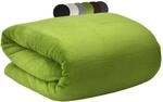 Beautissu Kuscheldecke Flauschig 150x200 cm Gr&uuml;n &ndash; Weiche Wohndecke f&uuml;r...