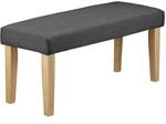 Homestyle4u 1912, Bank Sitzbank gepolstert Flur Bettbank Schlafzimmer Schuhbank
