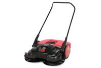 haaga Akku Handkehrmaschine 677 Plus (rot/schwarz, f&uuml;r mittlere bis gro&szlig;e...