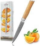 Wakoli Olive Damast Allzweckmesser aus echtem Damaststahl (VG10 Kern) mit 12,5...