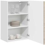 vidaXL Geschirrsp&uuml;lerfront mit Speicher Kalmar Altholz 50 x 31 x 80 cm,...