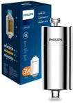 Philips Water Inline-Duschfilter +3 Ersatzfilterkartuschen reduziert Chlor um bis zu