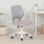 IDIMEX Schreibtischstuhl Jade h&ouml;henverstellbar, Grau &ndash; ergonomischer...