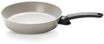 Fissler, Ceratal Evo Comfort Pfanne (&Oslash; 28 cm, Warmgrau), Keramikbeschichtung, hoher