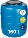 Garronda 160 L Weithalsfass aus HDPE als Kunststofffass und Wasserbeh&auml;lter f&uuml;r