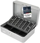 HMF Geldkassette abschlie&szlig;bar, Kasse mit Euro M&uuml;nzz&auml;hlbrett, 3...