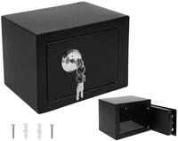 Safe M&ouml;beltresor Dokumententresor Wand Doppelbartschloss Schl&uuml;ssel Geldschrank