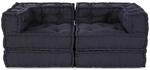 vidaXL Modulare Sofagarnitur 2 pcs Anthrazit 140 x 70 x 56 cm Stoff, Moderne,