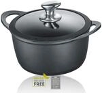 Berndes Topf Vienna 24 cm, allherdtauglich, Kochtopf mit 3-lagiger