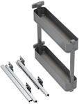 Emuca - Flaschenregal seitlich ausziehbar Harmony mit Soft-Close, Modul 150mm, H&ouml;he