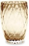Zafferano Losanghe Tumbler, Wasserglas Trinkglas grau, handgefertigt mit...