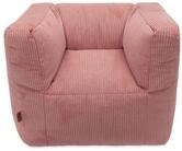 Jollein Kindersessel Corduroy Wild Rose &ndash; Weicher Kinder Sessel aus Cordstoff f&uuml;r