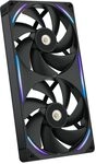 NZXT F280X Performance-Einzelrahmen-L&uuml;fter - 2x 140mm PWM RGB PC-Geh&auml;usel&uuml;fter -