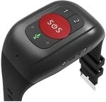 4G GPS-Tracker f&uuml;r Senioren, Smartwatch mit Sturzerkennung, Schnellanruf,