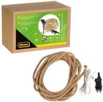 Idena 30520 - LED Lichterkette Seil mit 100 LED in Warmwei&szlig;, f&uuml;r Au&szlig;en & Innen,