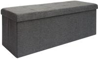 DuneDesign Sitzbank mit Stauraum - Polsterbank faltbar Aufbewahrungsbox...