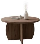 Mirjan24 Couchtisch rund Tebki, Moderner Sofatisch & Beistelltisch,...