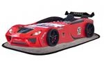 Coemo Vento Sport Autobett Rot im Rennwagen-Design Kinderbett 90x200 mit...