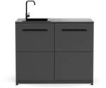 Cozze&reg; Sp&uuml;lmodul f&uuml;r Outdoor K&uuml;che &ndash; Waschbecken-Einheit mit 15 mm