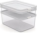 Rotho - Set K&uuml;hlschrank-Organizer 3 St&uuml;ck CAUMA 1,3L + 2,6L + 4,65L